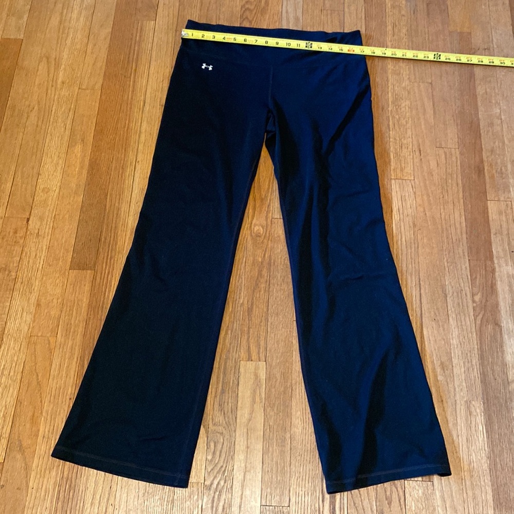 Under Armour Women's Flare Boot Cut Yoga Pant Black Size XL 34" Waist 32" Inseam